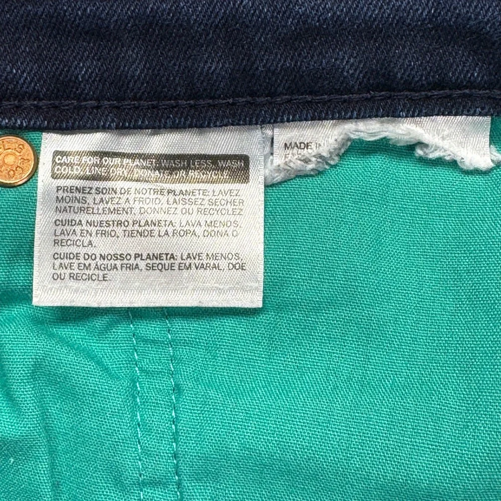 Levi's 511 Commuter Jeans Mens 34x30 Dark Wash Reflective stretch bike Cycling
